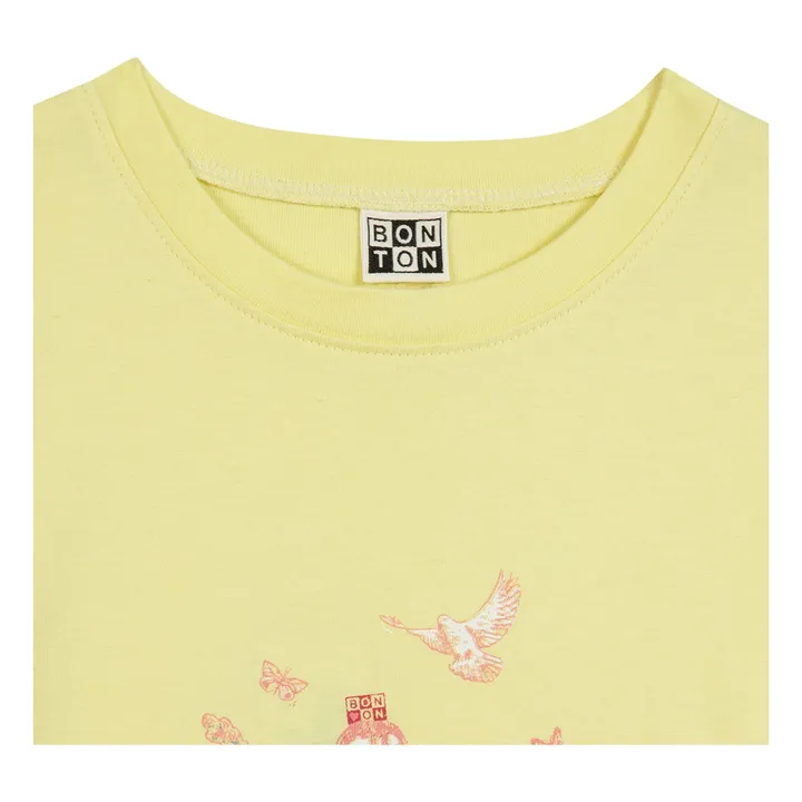Bonton T-Shirt Tubo Coton Bio | Jaune