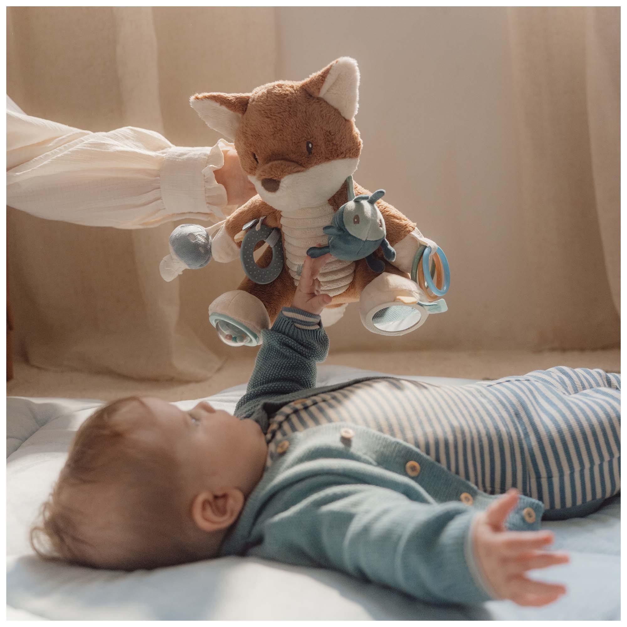 Little Dutch activiteiten vos Forest Friends Lightbrown - hangspeelgoed - Prénat