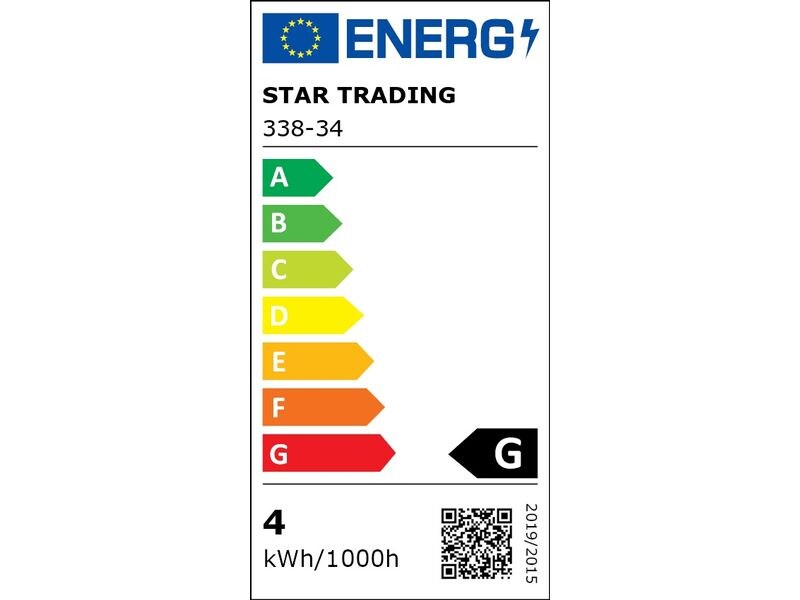 Star Trading Lampe Clear T20 3.3 W (25 W) E14 Warmweiss Filamentleuchtmittel in Stabform