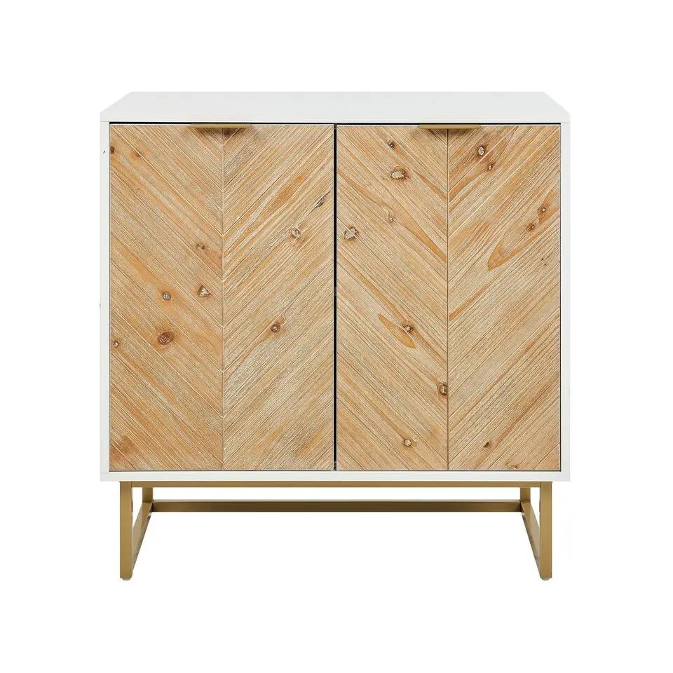 ALASKA - Dressoir - Lichtbruin/Wit - Hout