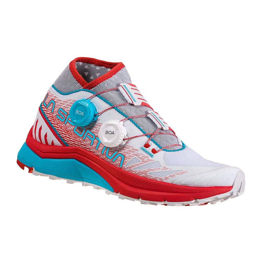 La Sportiva JACKAL II BOA® - Chaussures trail Femme white/hibiscus