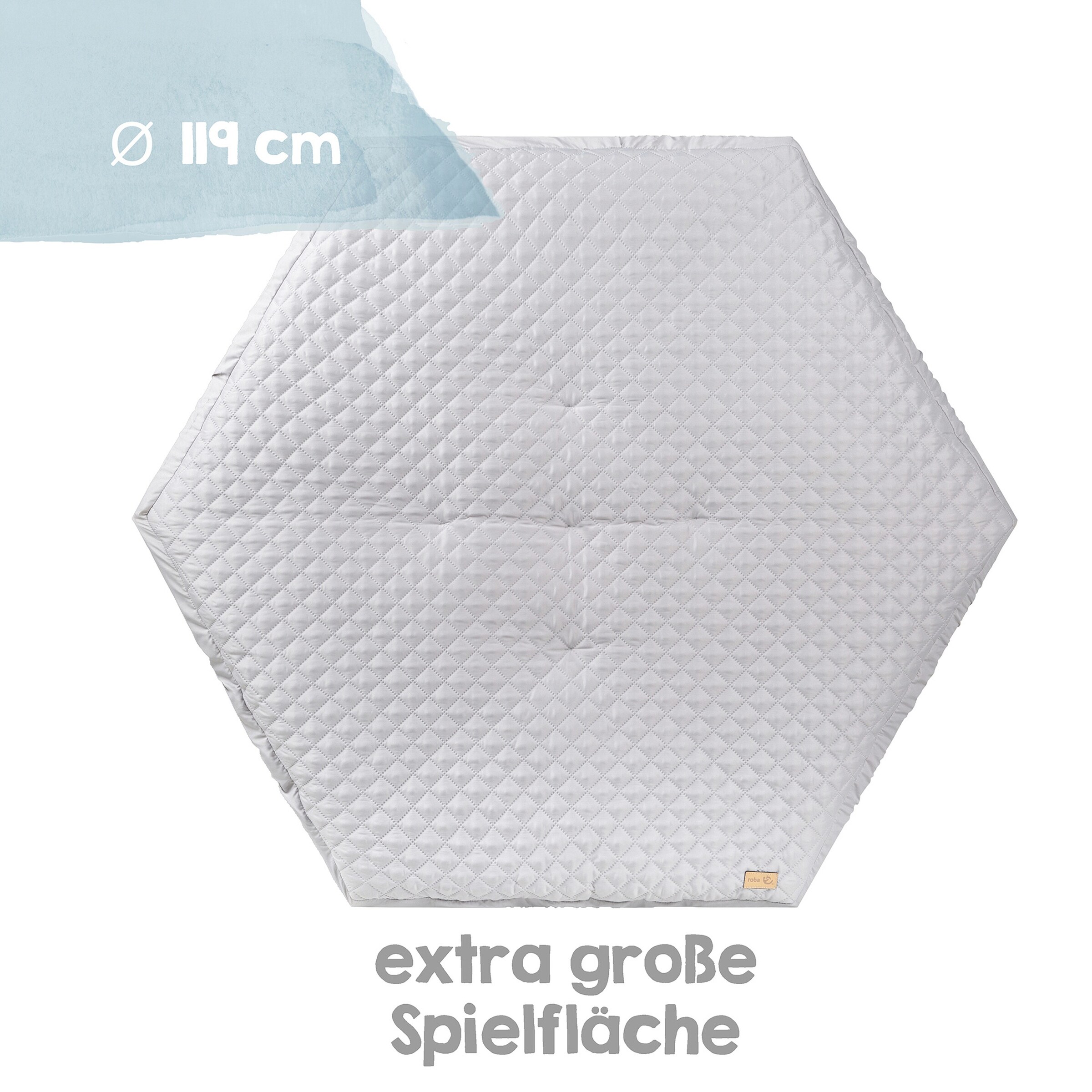 roba Set Laufgitter inkl. Matratze roba Style grau