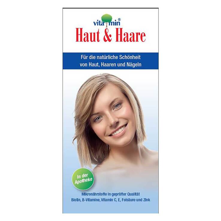 Haut + Haare Vitamin Kapseln, 15 St