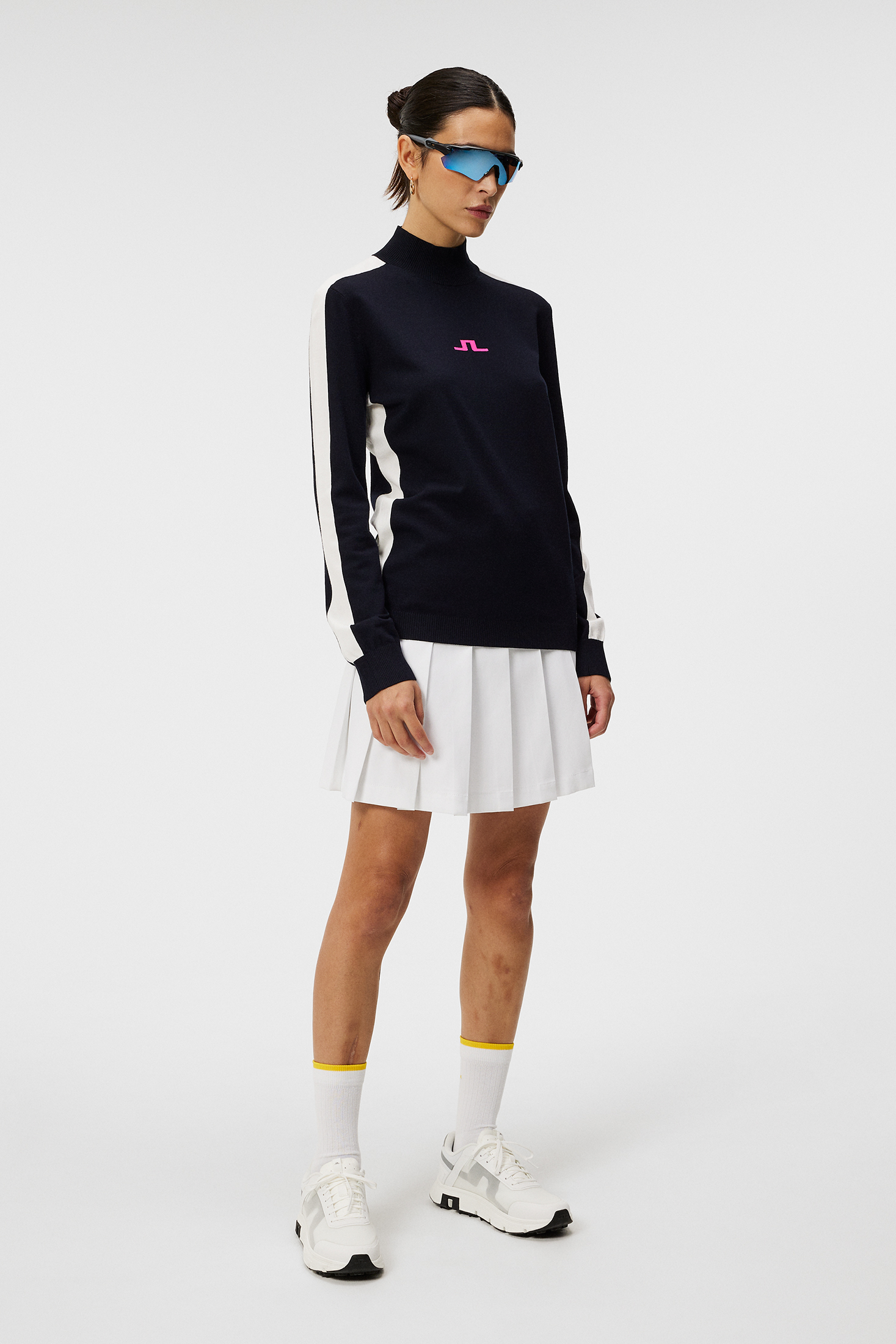 Adia Knitted Sweater Dame JL Navy