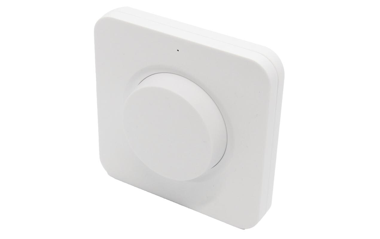Funk-Dimmer Wandsender ITDW-854Komfortables und stufenlose Dimmen der Helligkeit per Drehrad