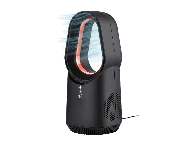 Bladloze tafelventilator met LED