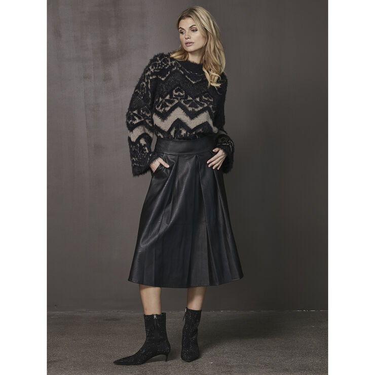 NÜ Denmark Xiu Blouse knit Black mix