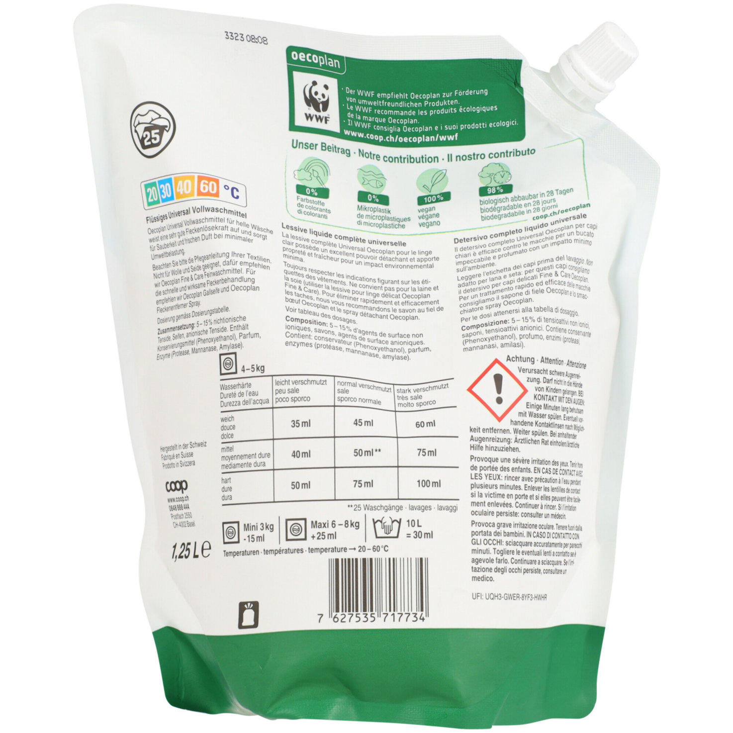 Oecoplan Universal Gel 25 Waschgänge