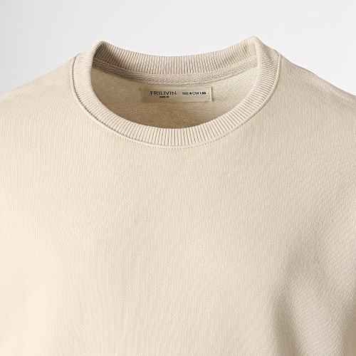 Sweat Crewneck Enfant ZD009 Beige