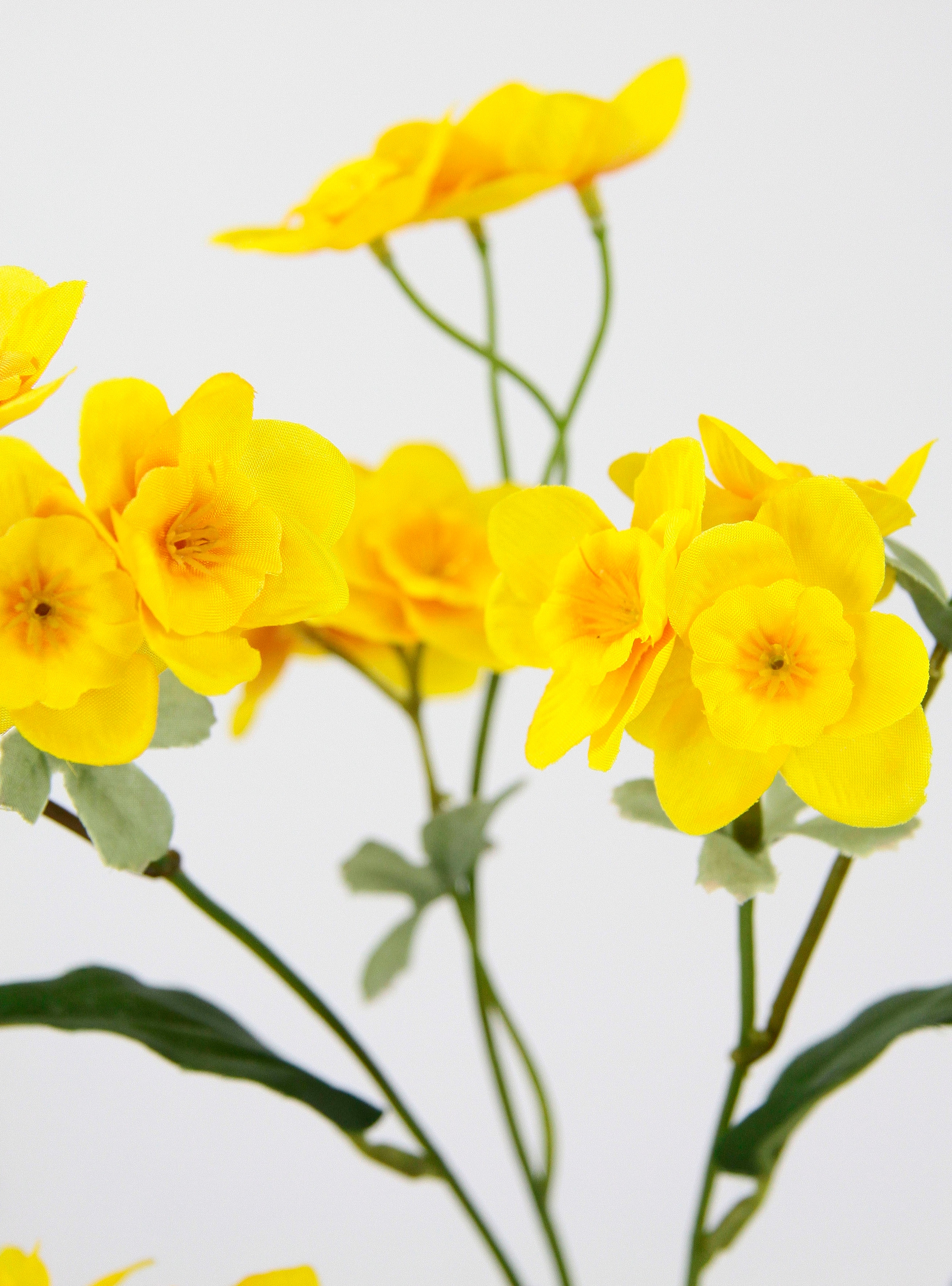 I.GE.A. Kunstblume »Narzissenzweig« 5er Set Narzisse künstliche Blume Ostern Seidenblume Frühjahrsdeko