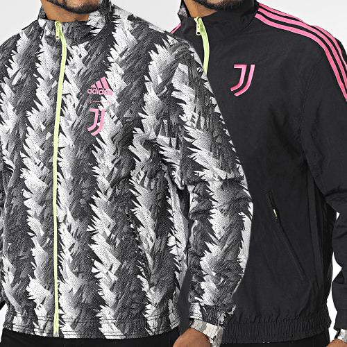 Veste Zippée Réversible Juve HS9808 Blanc Noir