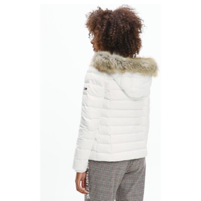 Doudoune femme Basic Hooded Down BLANC TOMMY HILFIGER