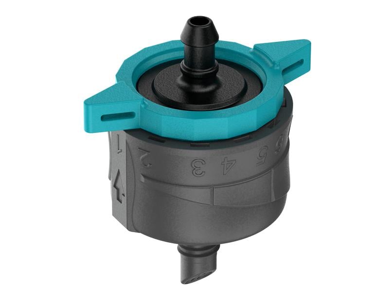 GARDENA Regulierbarer Endtropfer Micro-Drip-System 1-8 l/h, Für eine punktuelle Bewässerung bei Pflanzen mit unterschiedlichem Wasserbedarf
