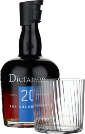 DICTADOR 20 YEARS GIFTSET 70CL