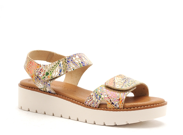 Eva frutos nu pieds plats femme 3265 multicolore