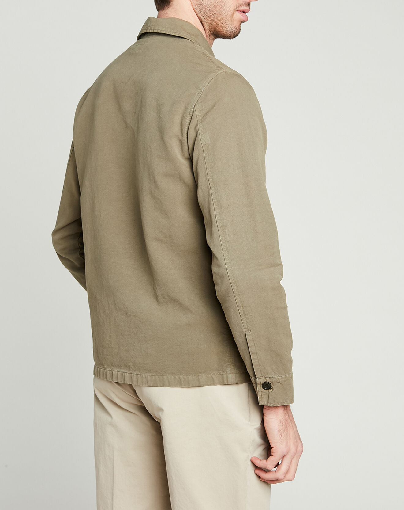 Hartford Veste en Coton & Lin Dawson kaki