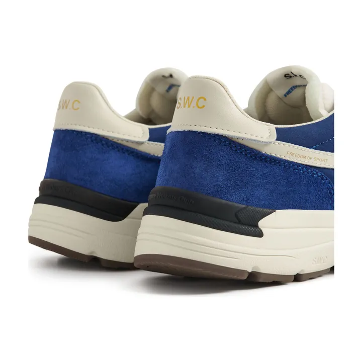 Stepney Workers Club Baskets Osier S-Strike Raw Suede Mix | Bleu