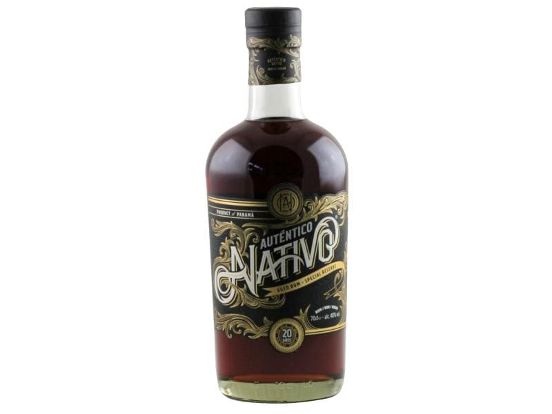 Concorcio Licorero Nacional Rum Nativo Autentico 20 Jahre 0 Aromatisches Zuckerrohr-Destillat aus Panama