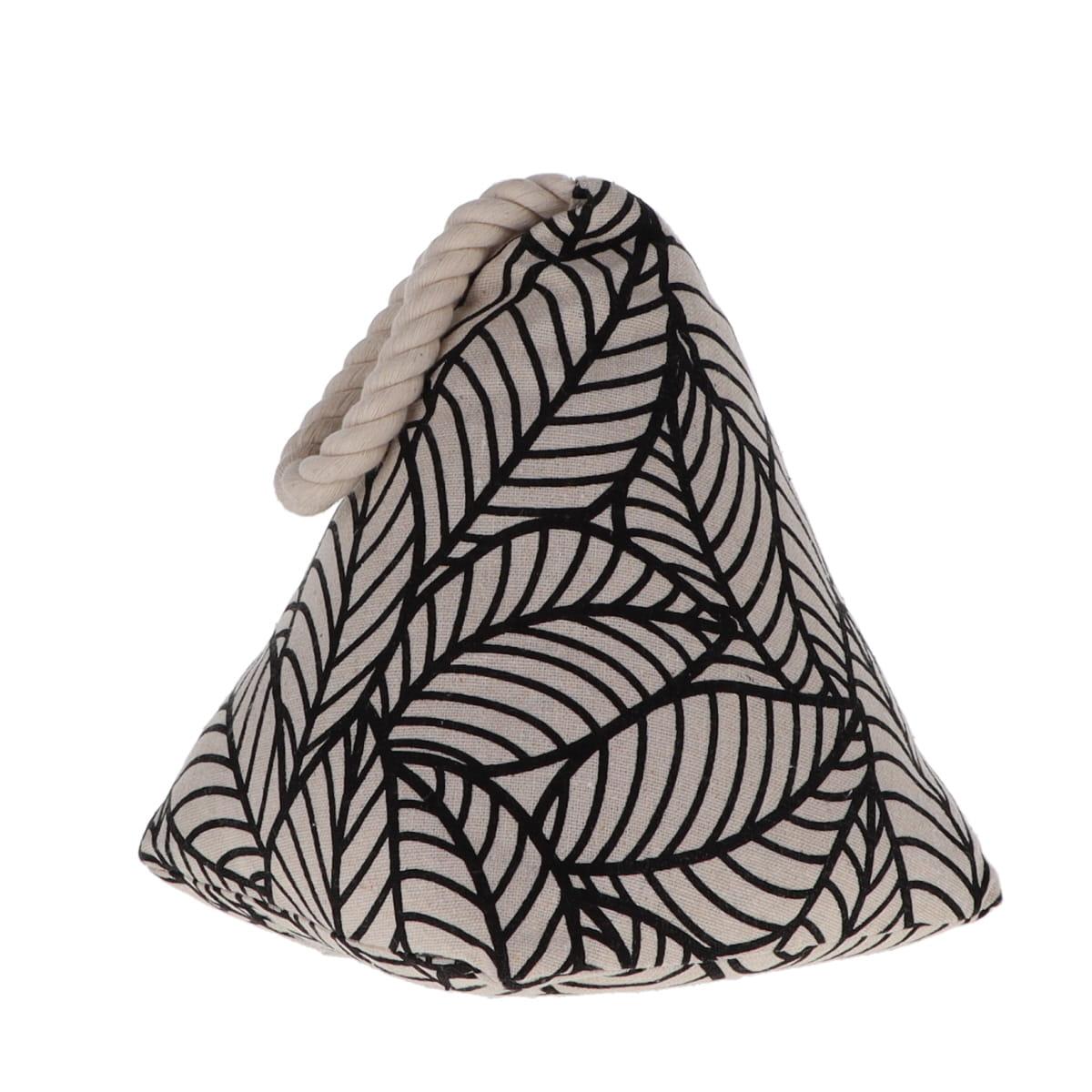 BUTEE PORTE PYRAMIDE IMPRIMEE JUNGLE NOIR