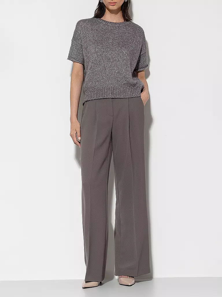 LUISA CERANO Marlenehose hellbraun