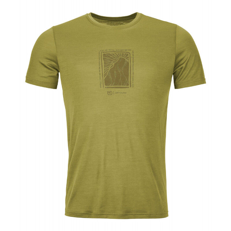 120 Cool Tec Mountain Cut TS - T-shirt en laine mérinos homme