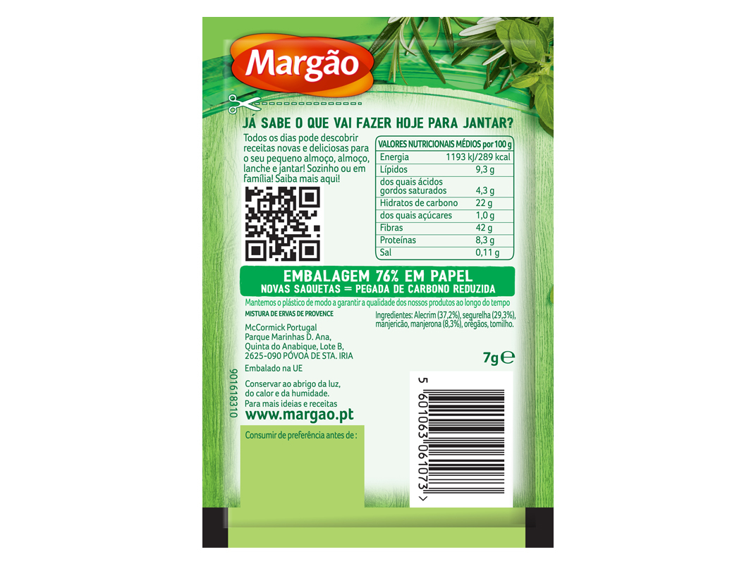 ERVAS DE PROVENCE MARGÃO 7GR