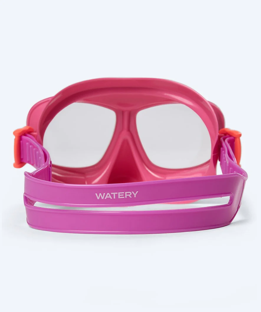 Watery Combo snorkelsæt til børn (4-10) - Wyre - Lyserød/lilla