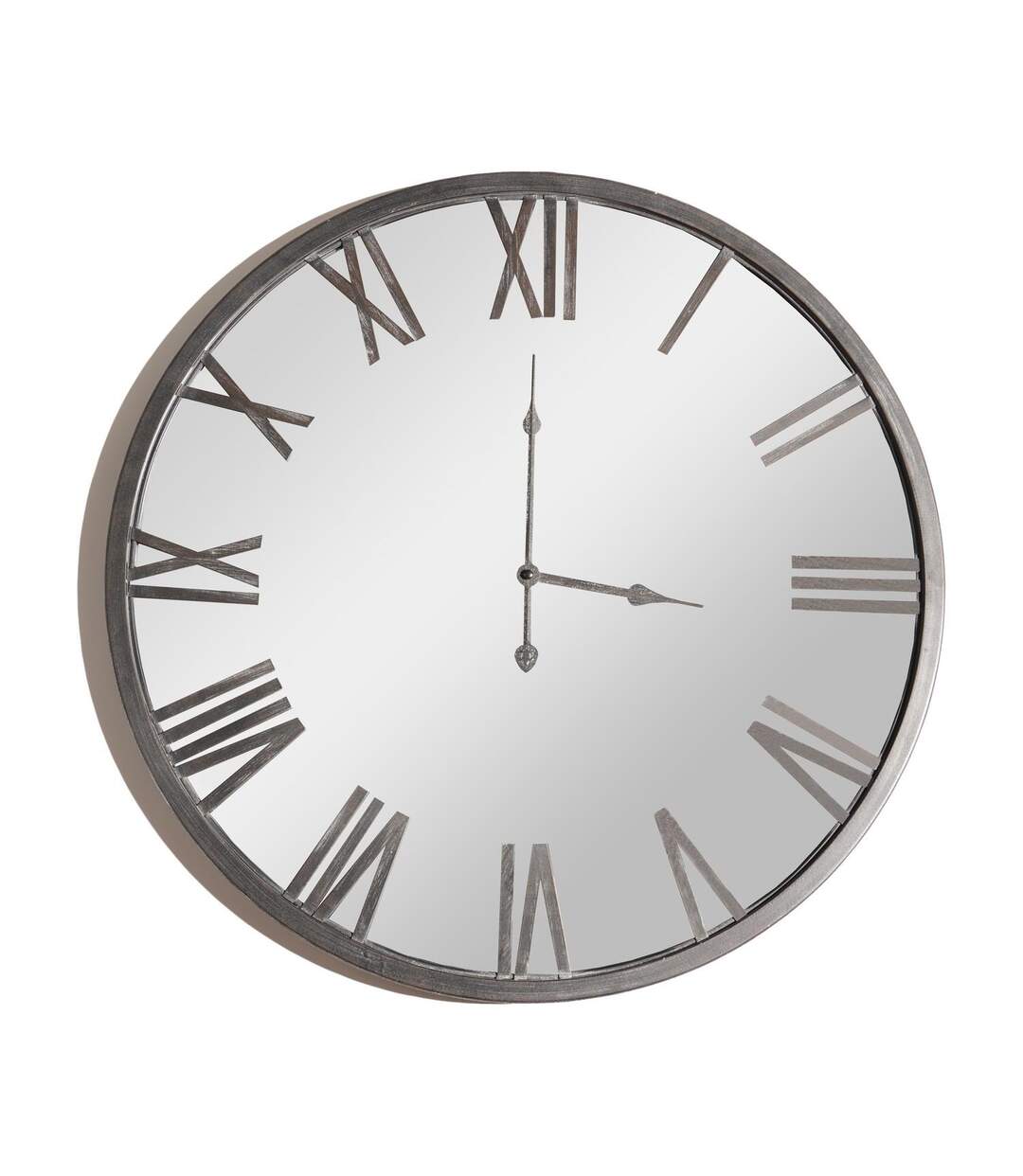 Hill Interiors - Horloge murale MARSTON (Argenté) (60 cm x 4 cm) - UTHI4517