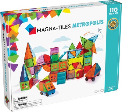 MAGNA-TILES Metropolis Byggesett 110 Deler