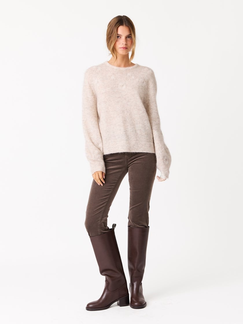 Cam genser Feather Gray