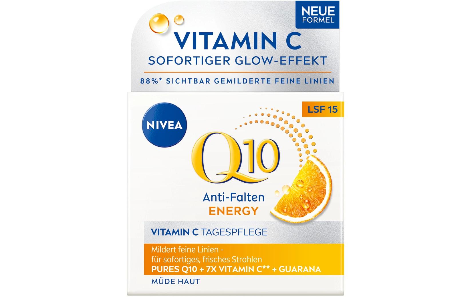 Tagescrème Q10 Energy Anti-Falten LSF 15 50 mlTagespflege Anti-Falten mit LSF 15