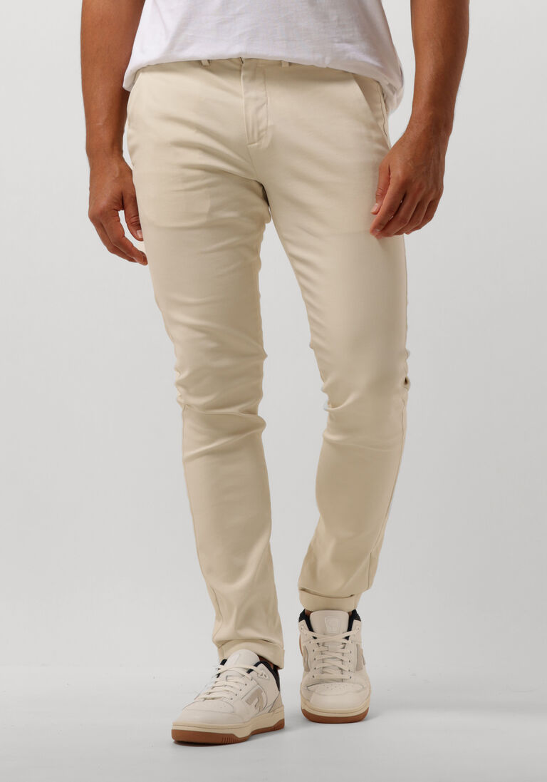 CAST IRON beige cast iron chino riser chino stretch