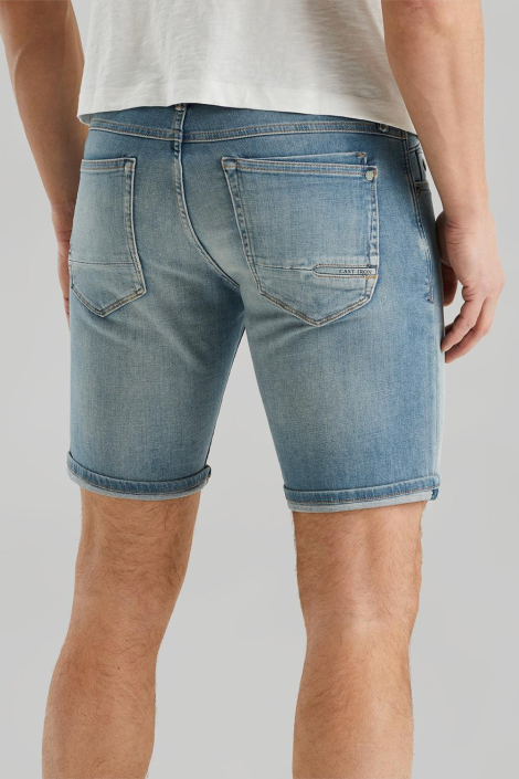 Cast Iron blauwe heren korte broek