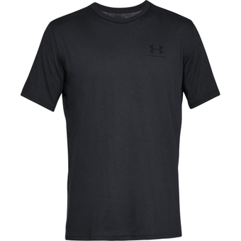 Under Armour Sportstyle Left Chest T-Shirt Black Herren