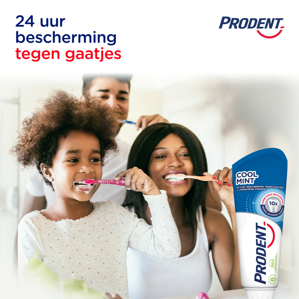 6x Prodent Tandpasta Cool Mint75 ml