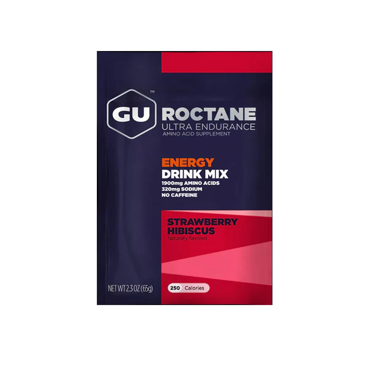 Gu Roctane Energi Drink Mix Strawberry hisbiscus - 65 g