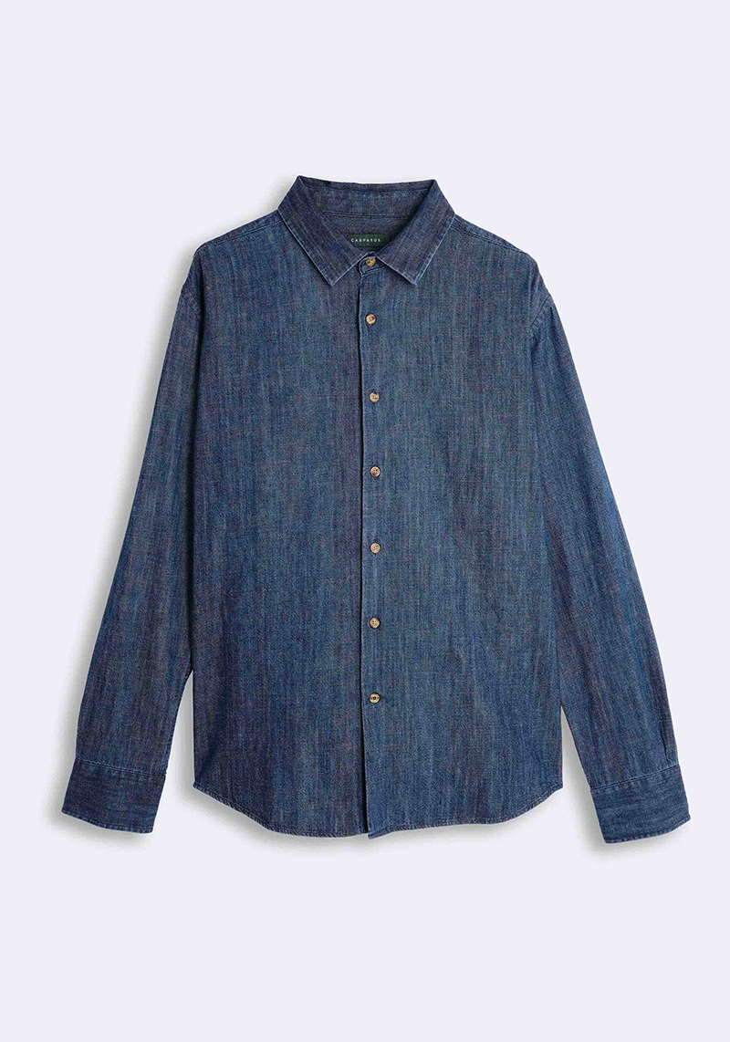 Carpasus Denim-Hemd Lago Navy