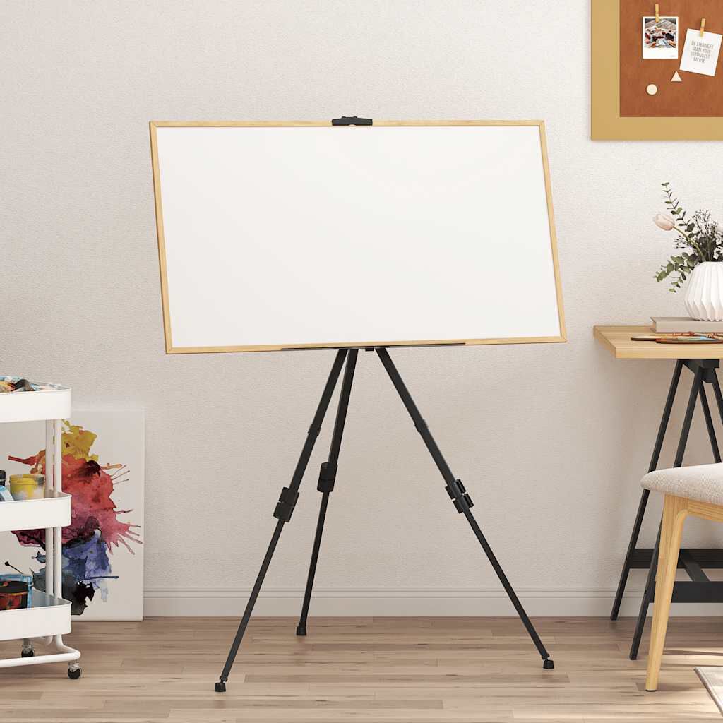 vidaXL Verstelbare display-ezel, zwart, metaal