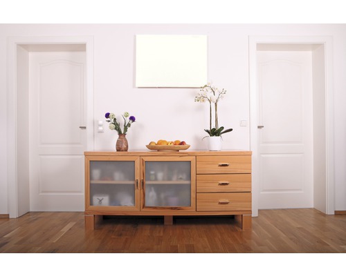 Infrarood glasverwarmer 60x30 cm wit 210 watt