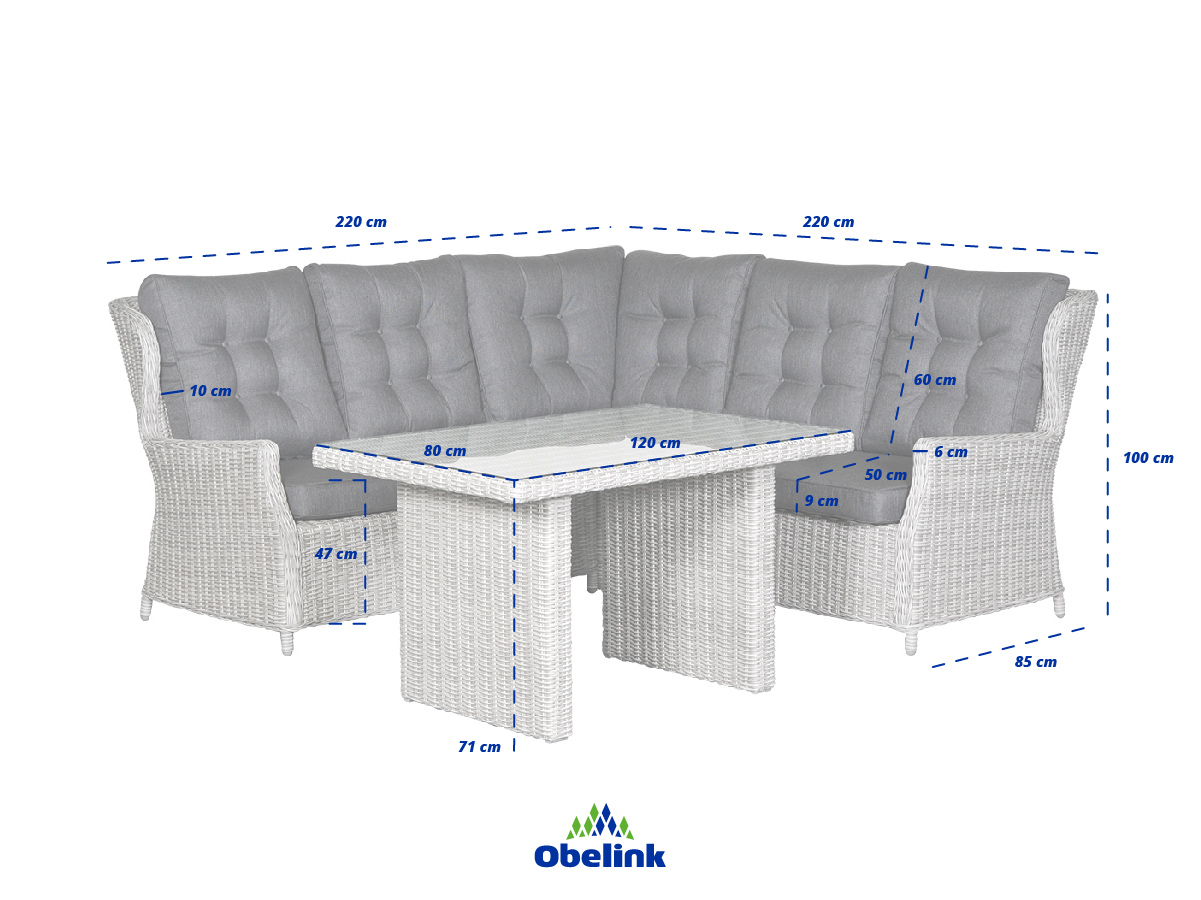 Outdoor Feelings Vicente corner loungeset