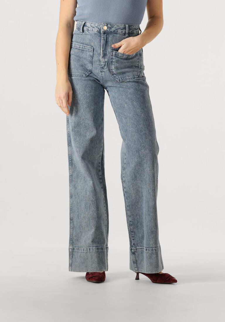 lichtblauwe ibana wide jeans pendan