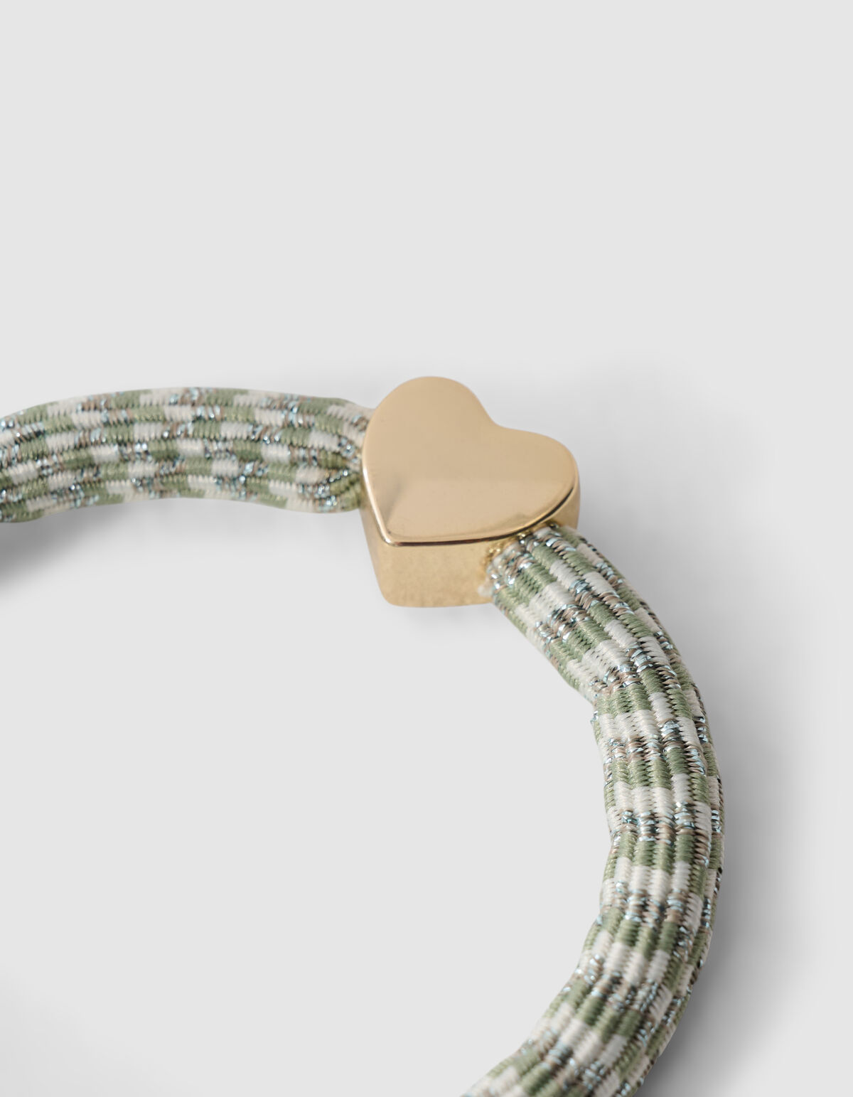 Charm Lurex Haarelastiek Groen