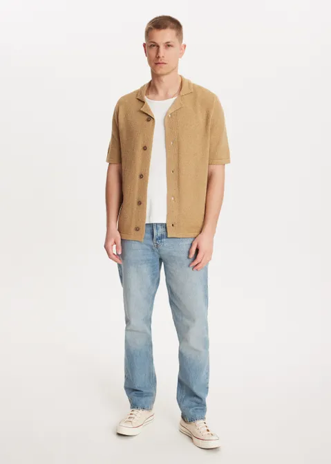 Bouclé vest bruin (BRN)