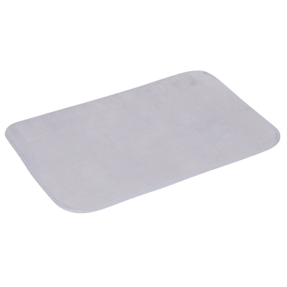 Tapis salle de bain blanc