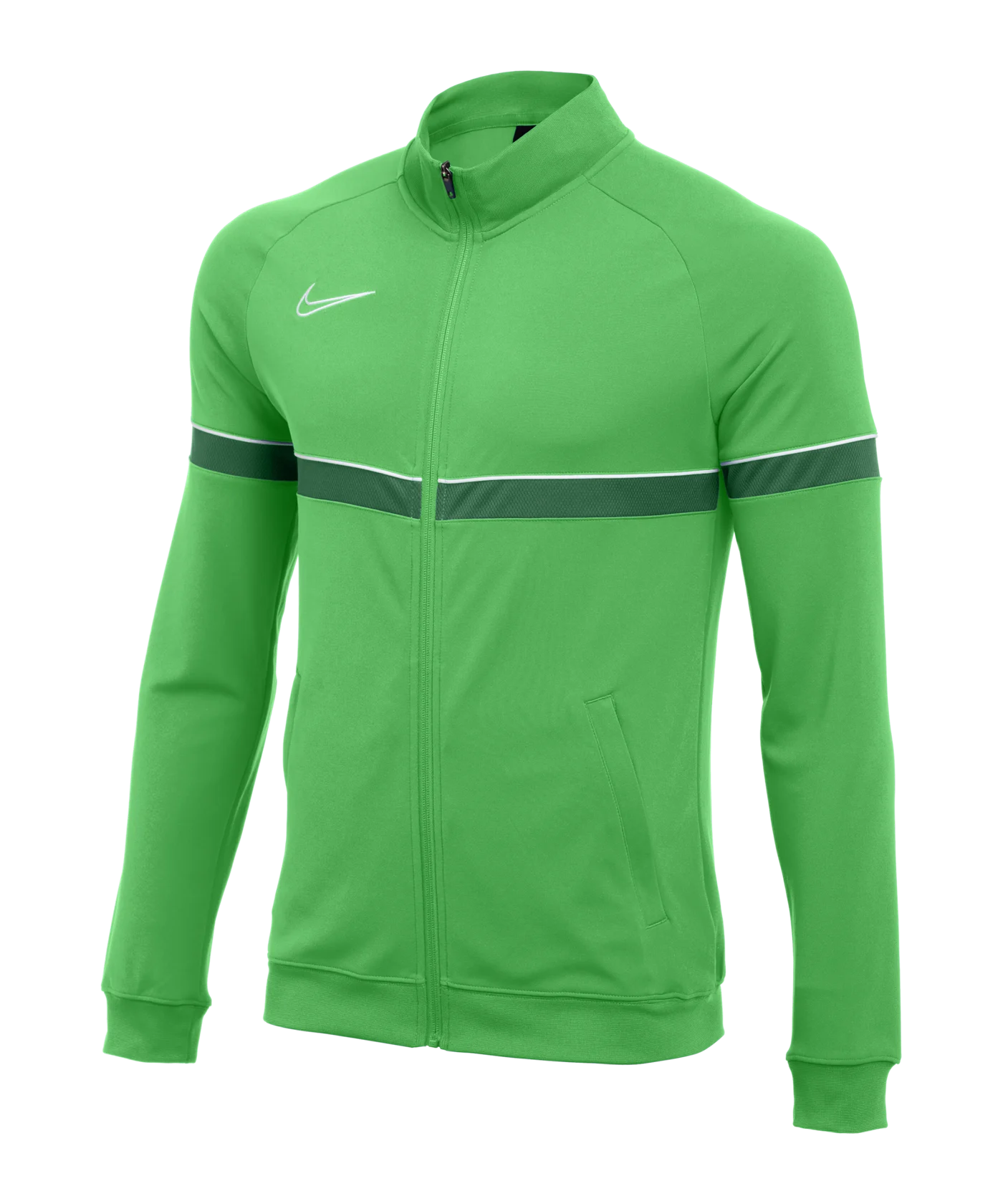 Nike Academy 21 Knit Trainingsjacke Kids Grün F362