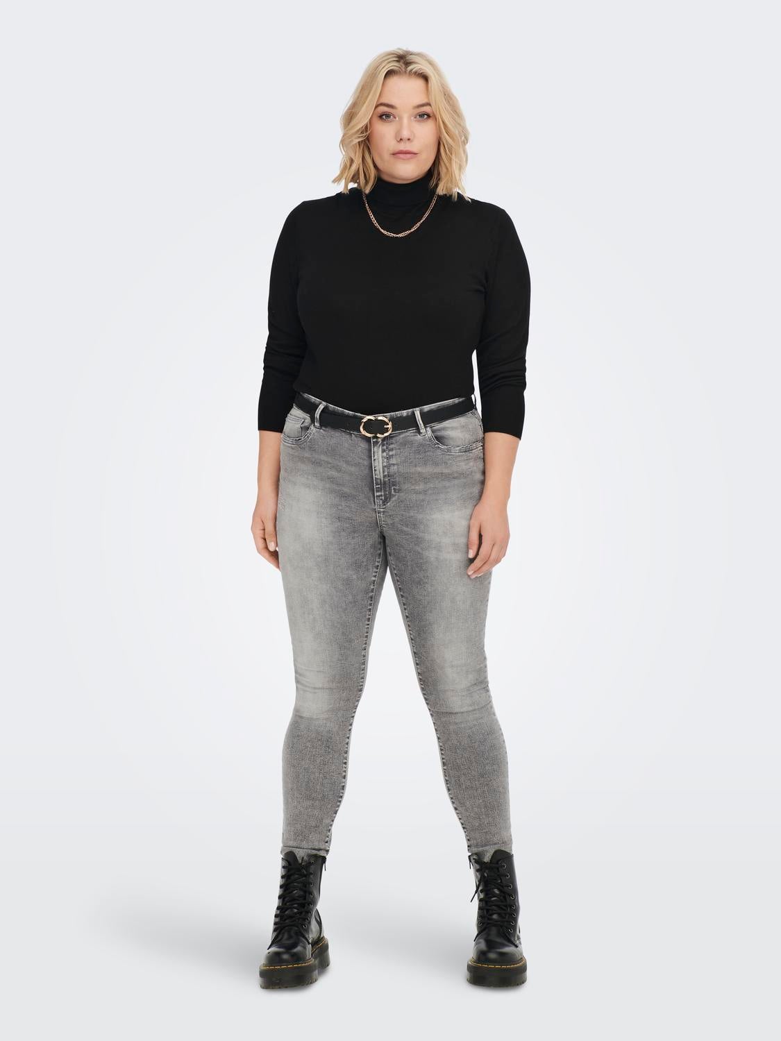 CARVENICE Strickpullover Black