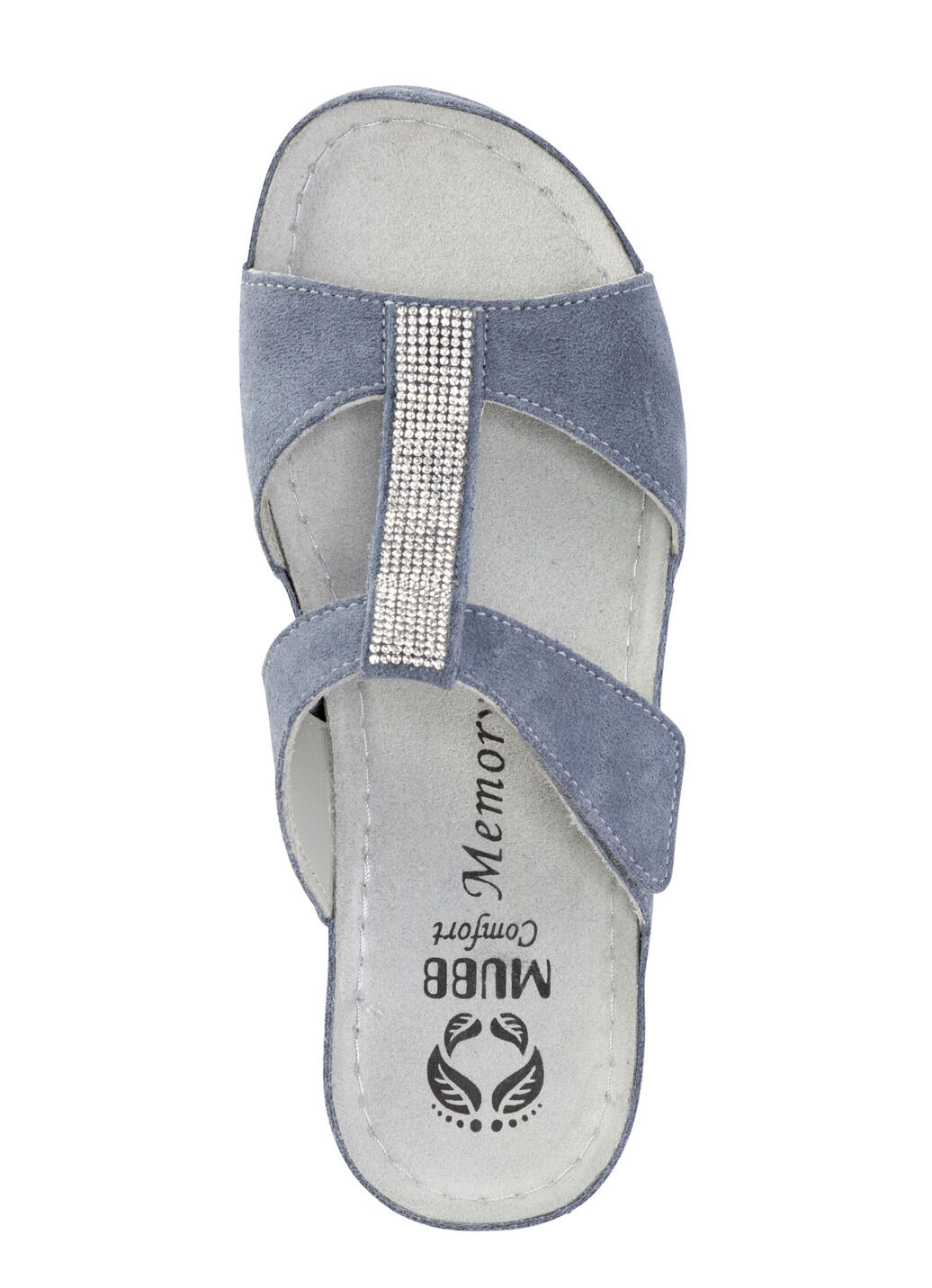 Mubb Pantolette mit funkelnden Glitzersteinchen