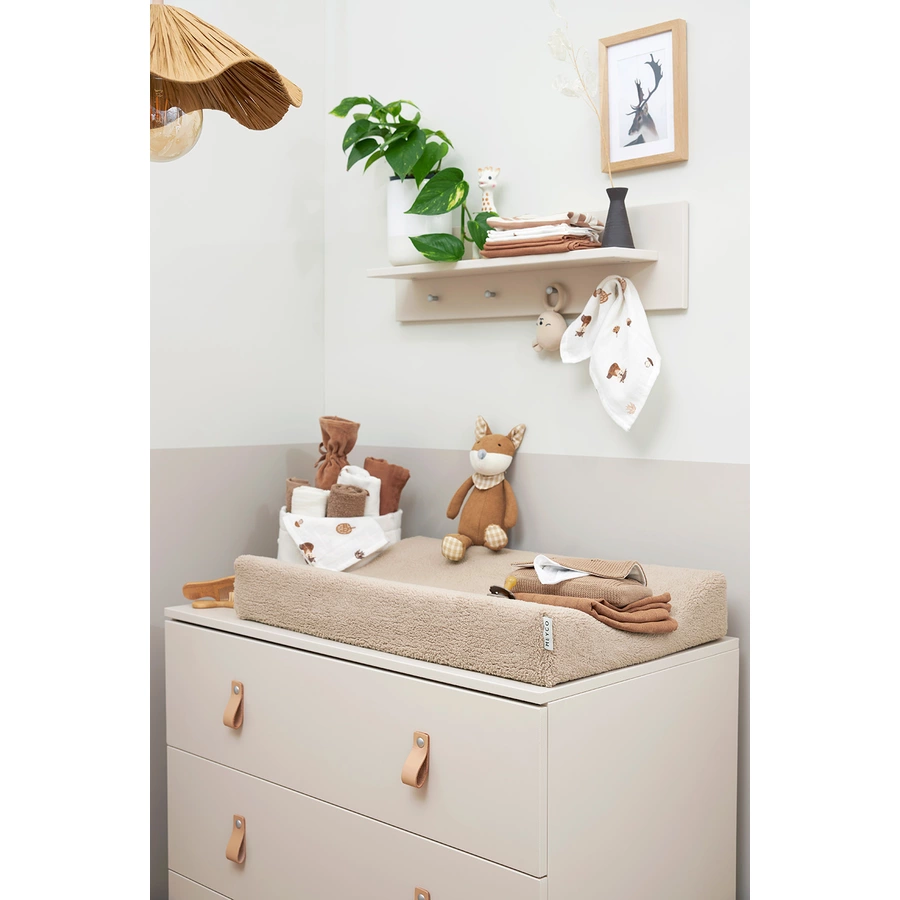 MEYCO Spucktücher 3er Pack Musselin Forest Animals Toffee