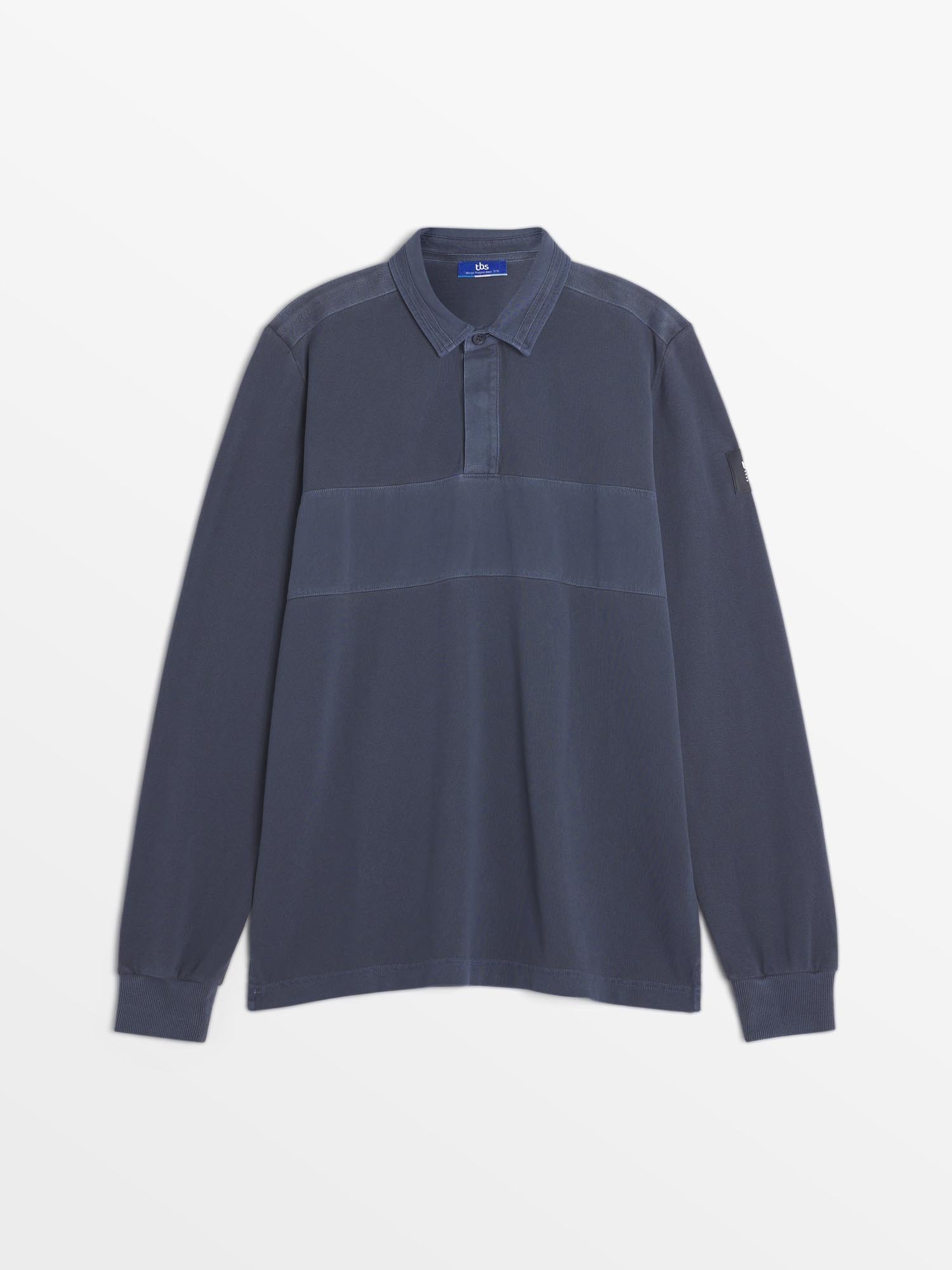 Polo Homme Manches Longues Marine