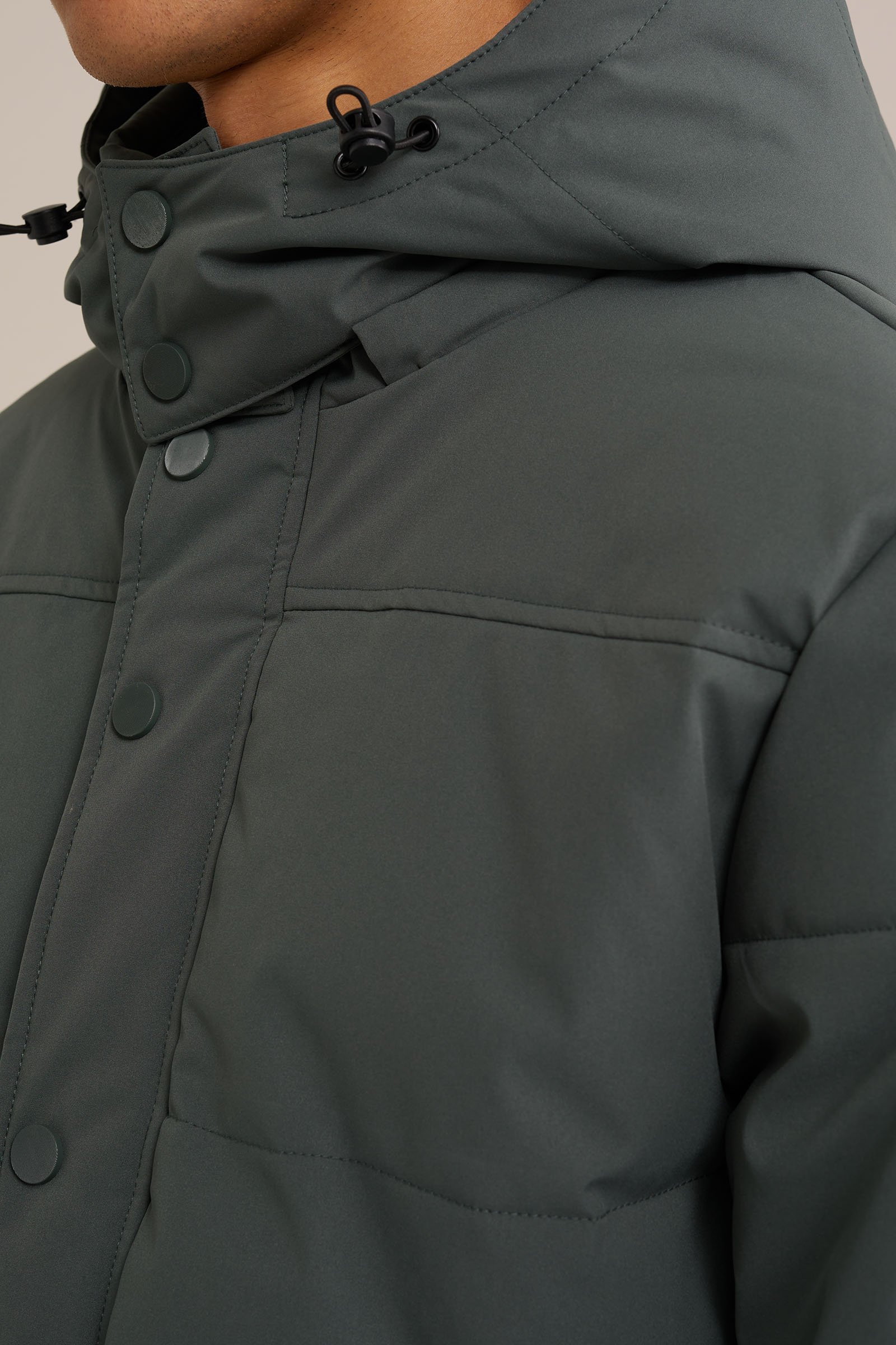 pufferjacket WE Fashion Grijsgroen